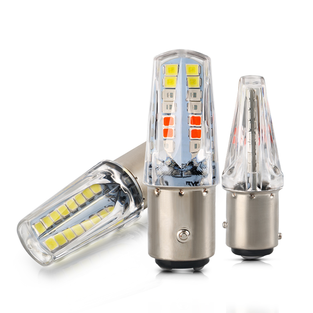 Sos Light Strobe - 自転車の点滅ライト,自転車のアクセサリー,明るいブレーキライト,ターンシグナル,1157, 2835, 32smd, 12v,1個