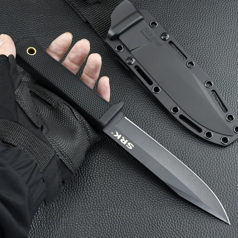SKR ストレート固定刃 RN ガラス繊維ナイロン狩猟キャン - Bushcraft Knife Fixed のレビューと価格