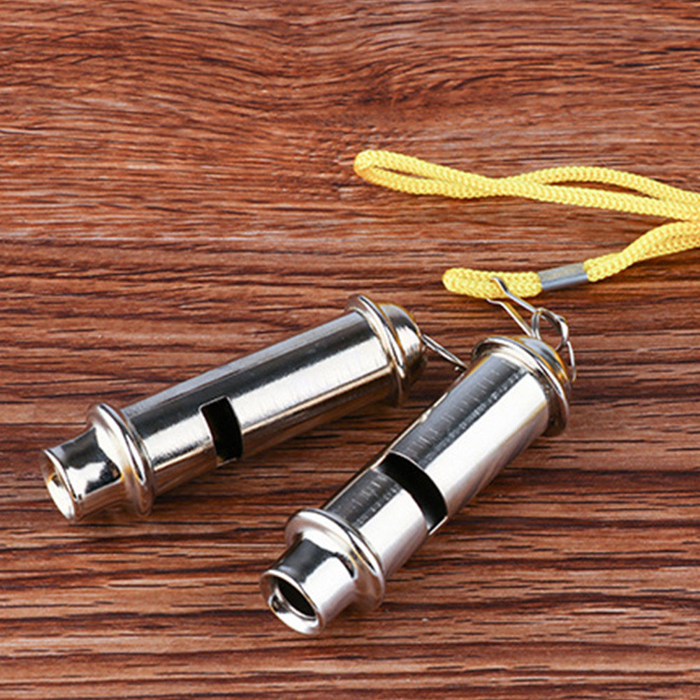 3個入りポータブルアウトドア緊急用ホイッスル ステンレス製サ - Emergency Whistle Loud のレビューと価格